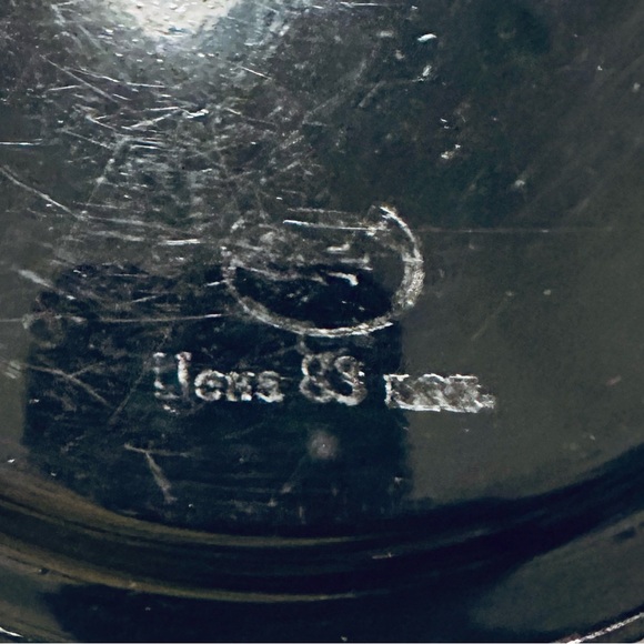 Vintage Russian hand painted floral metal tole‎ dish - Picture 4 of 5